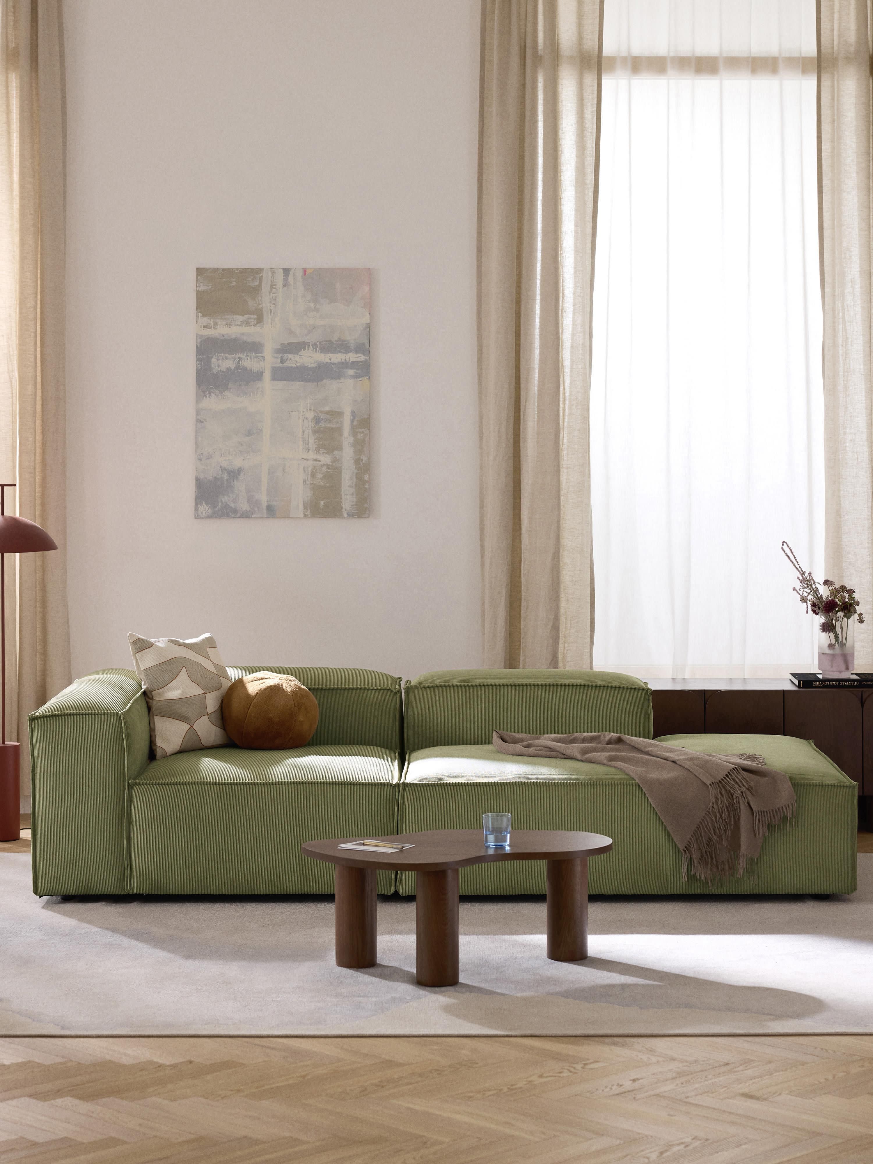 Modulare Ottomane Lennon aus Cord