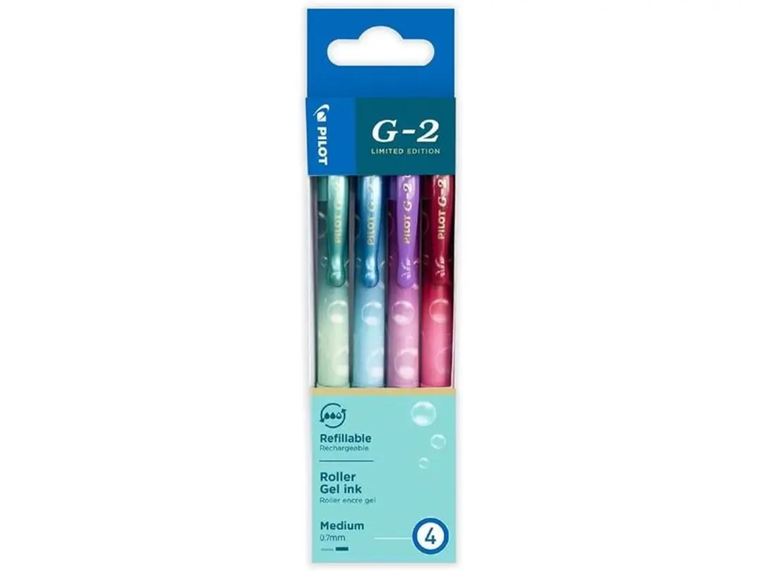 Kugelschreiber 4er-Set G-2 Bubbles