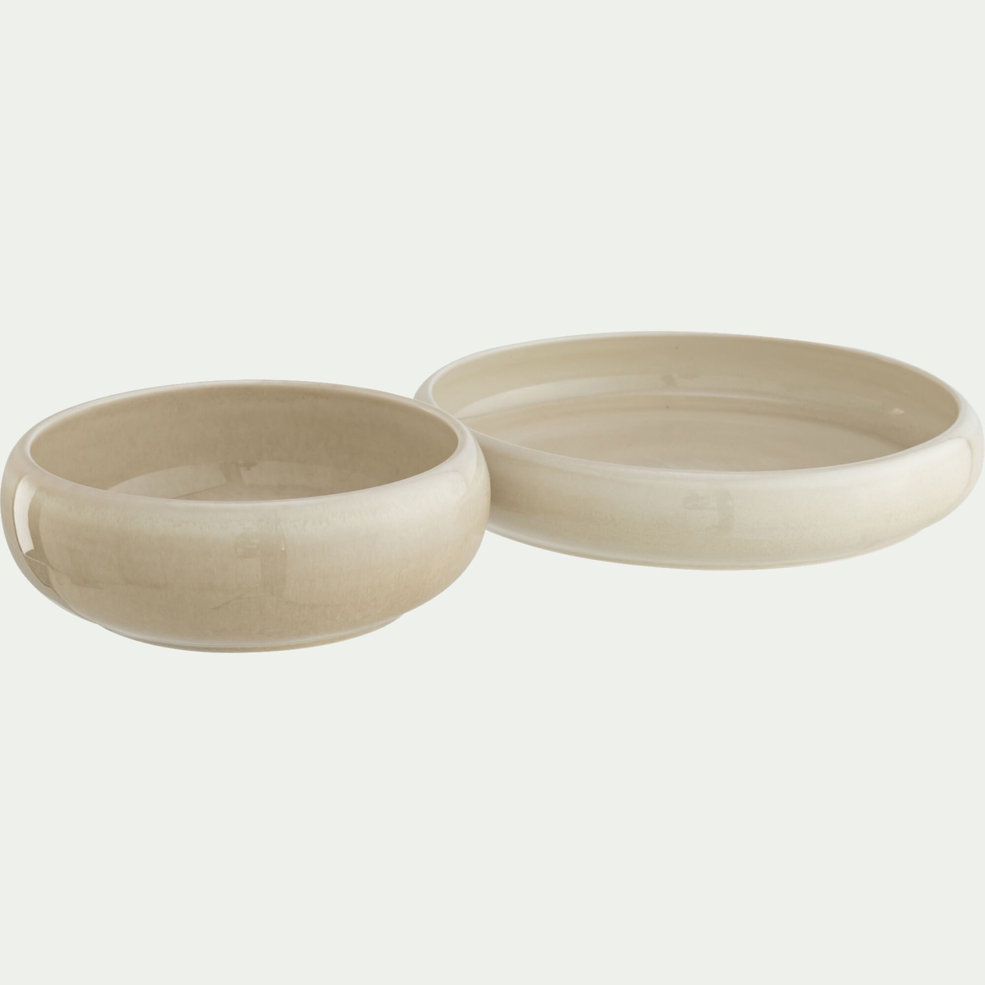SABLINO - Coupelle en grès D16,5cm - beige sable