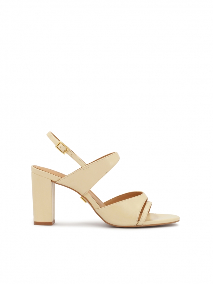 Beige stiletto sandal