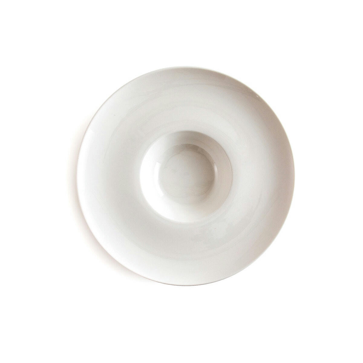 Lot de 4 assiettes à risotto porcelaine, Gabin
