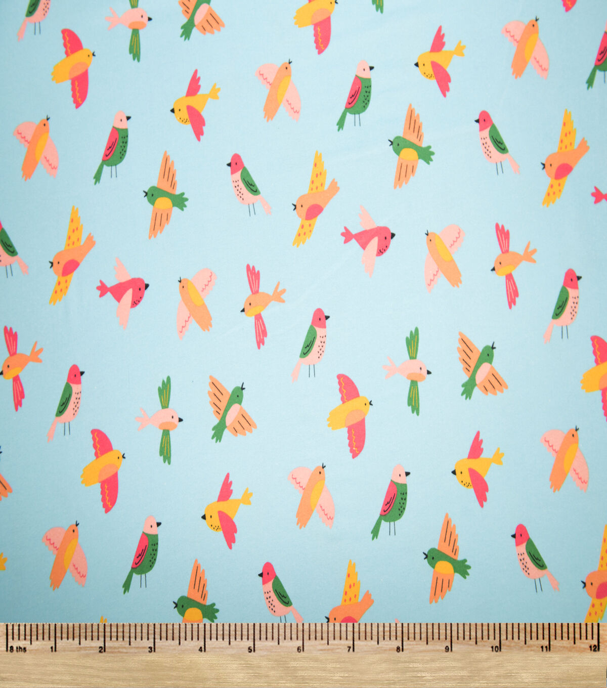 POP! Super Snuggle Tossed Birds Flannel Fabric