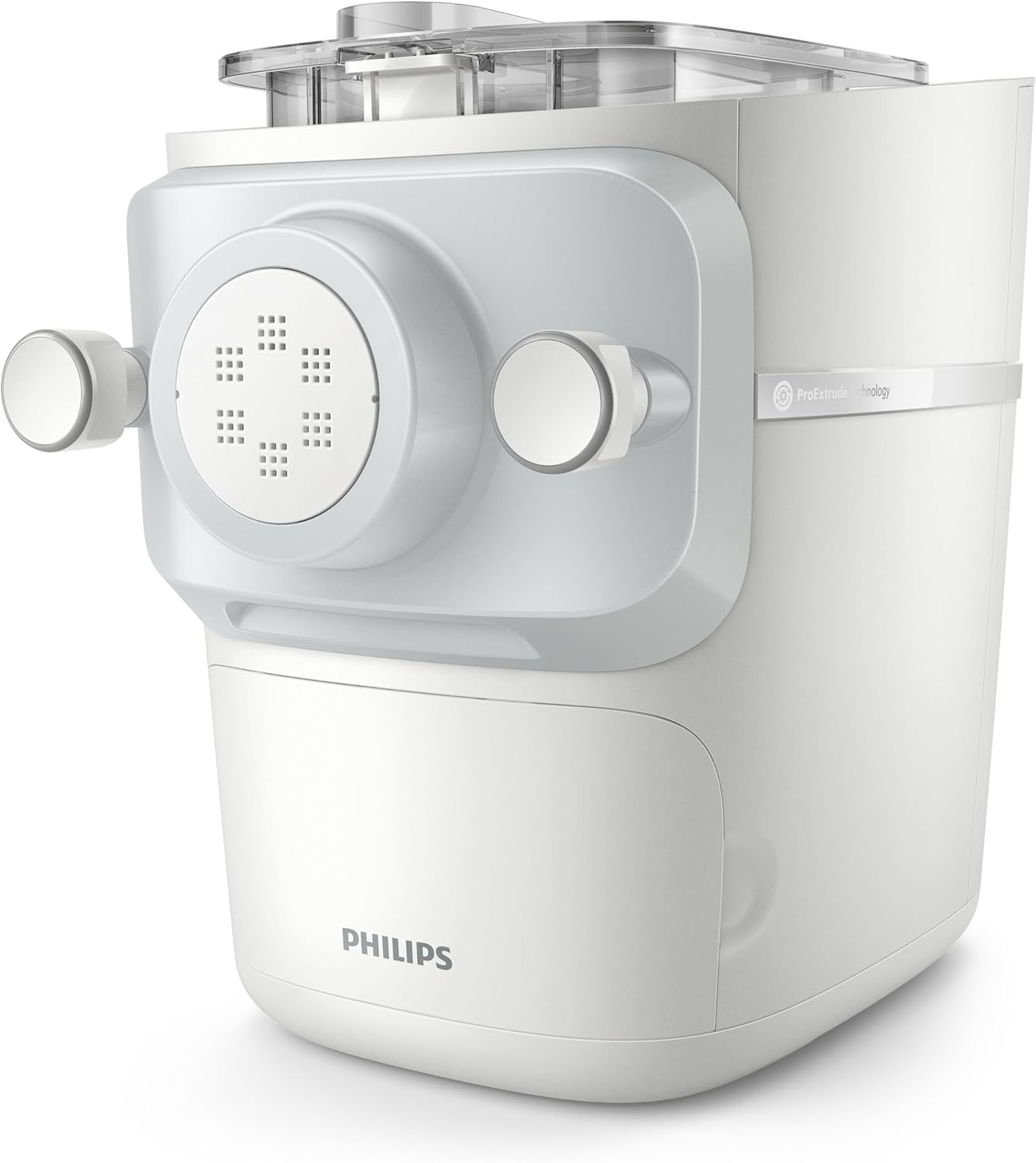 Philips 7000 Series Pasta Maker, ProExtrude Technology 150W, 8 discs, Perfect Mixing Technology, Prepare up to 8 Portions, HomeID App, White, (HR2660/03)