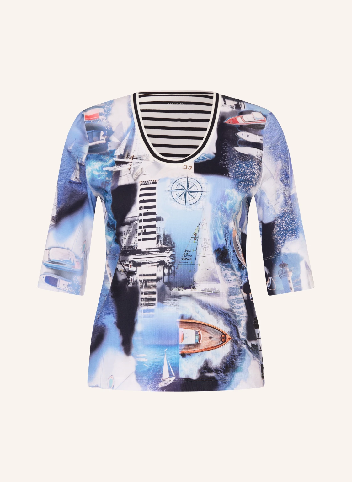 MARC CAIN Shirt mit 3/4-Arm