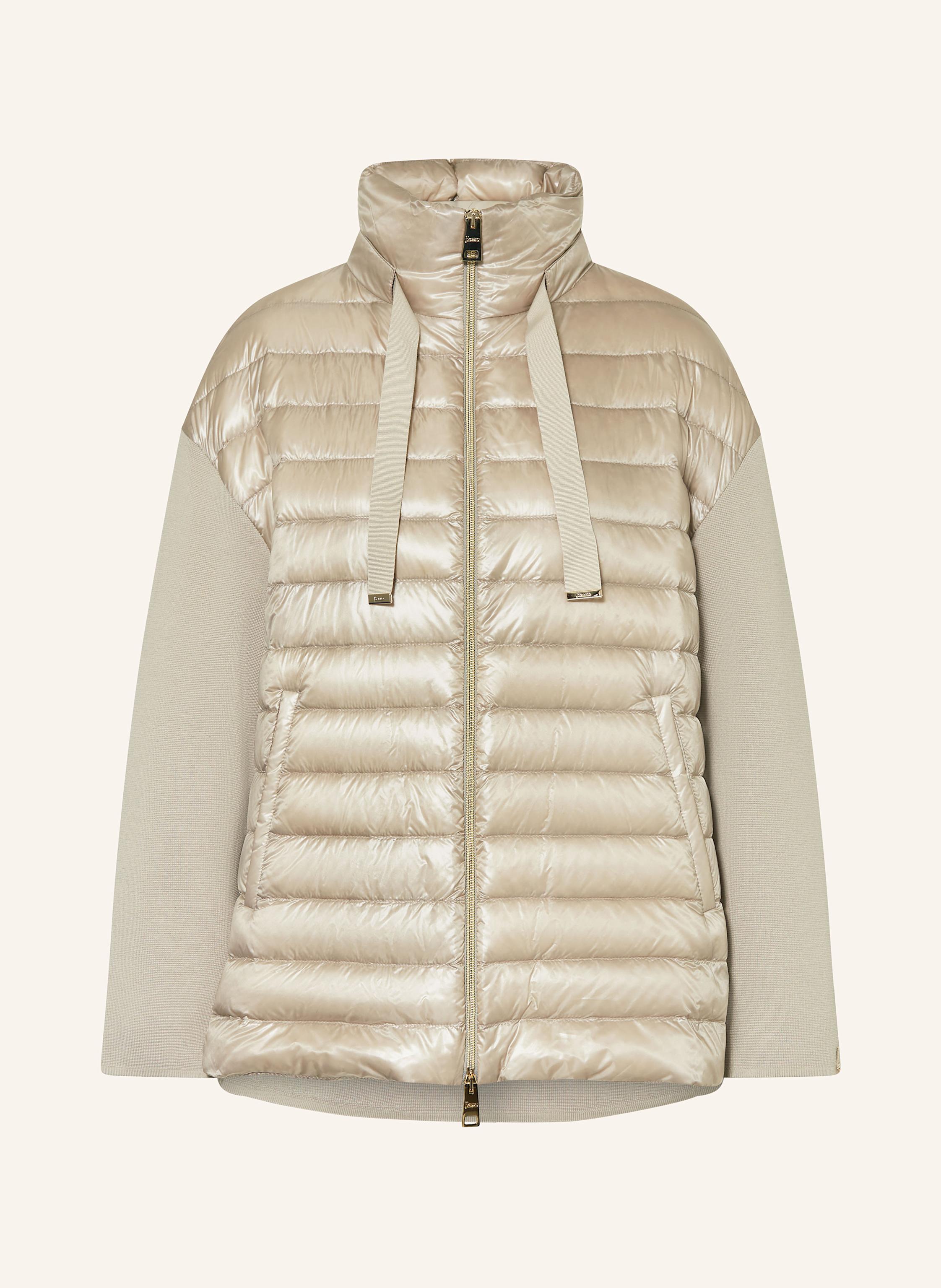 HERNO Daunenjacke im Materialmix