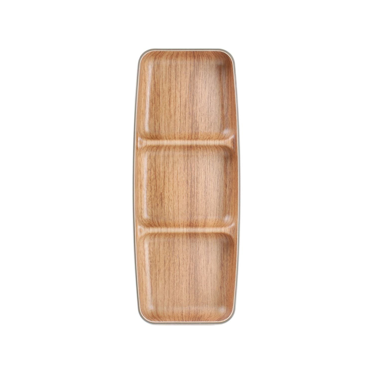 Bonbistro - Serveerschaal 26x10cm bruin Buffet