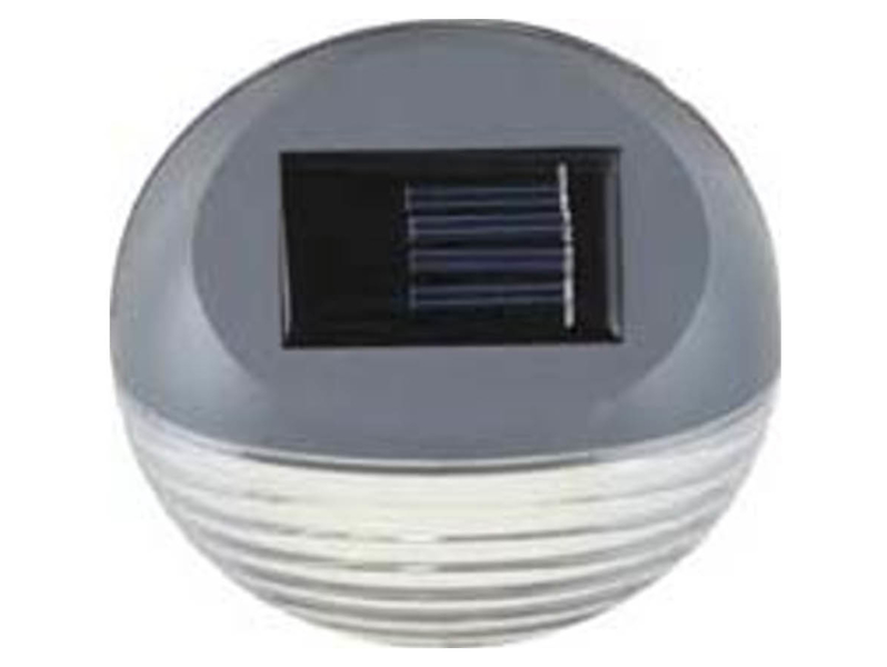 Lampa solarna LED z czujnikiem dnia i nocy szara