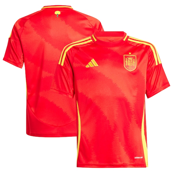 Spain National Team adidas Youth 2024 Home Replica Jersey - Scarlet