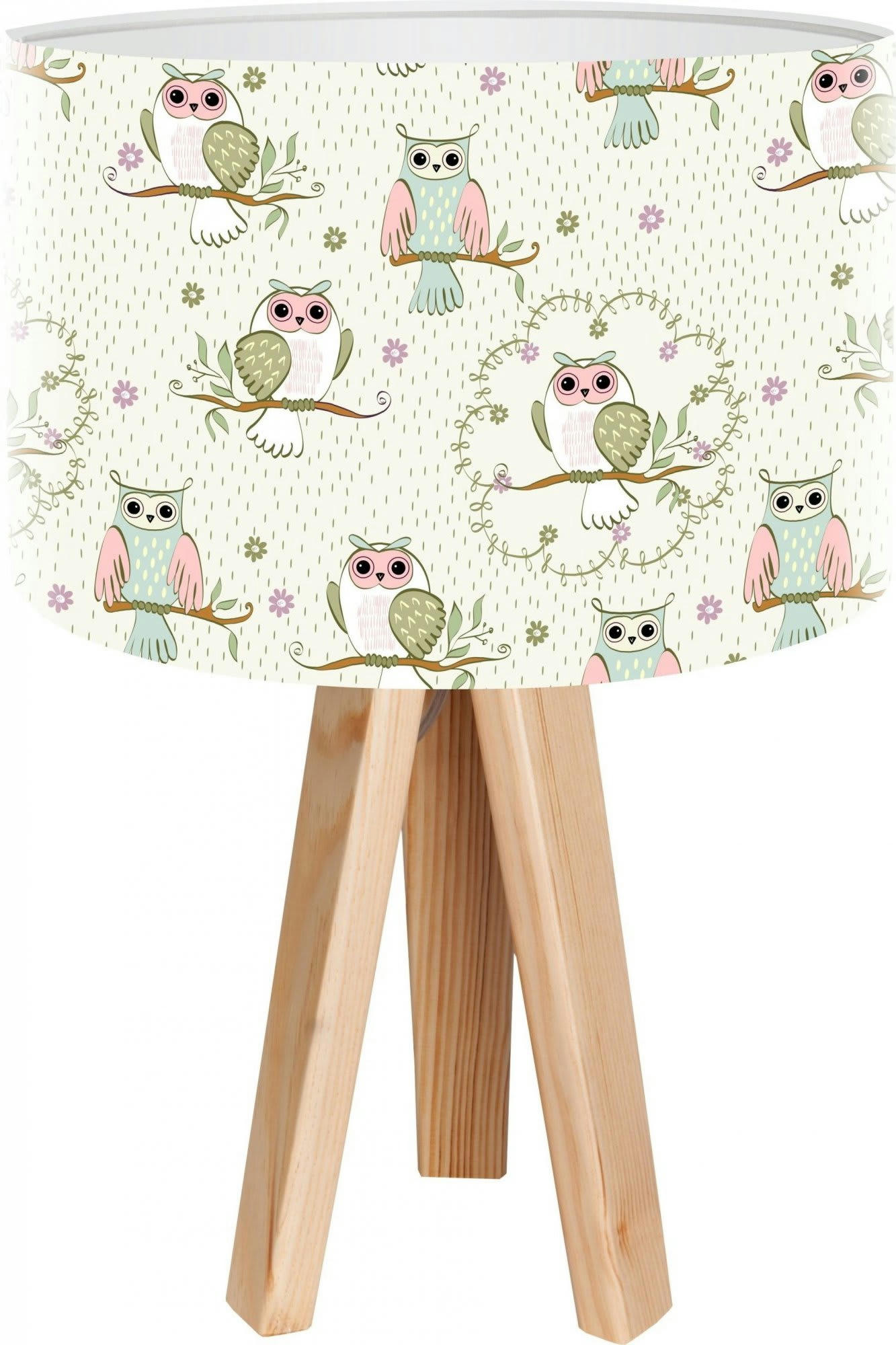 KIDS - Lampe de chevet enfant Bois Beige 30x30x45 cm