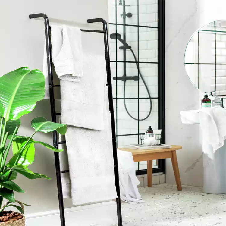 Habitat Cotton Supersoft 4 Piece Towel Bale - White