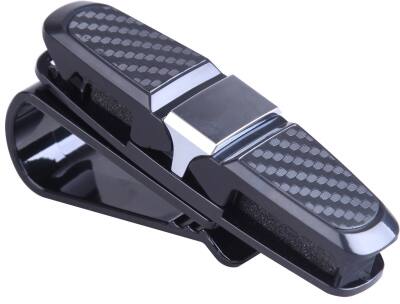 AutoTrends Carbon Fibre Glasses Clip, 2-pk