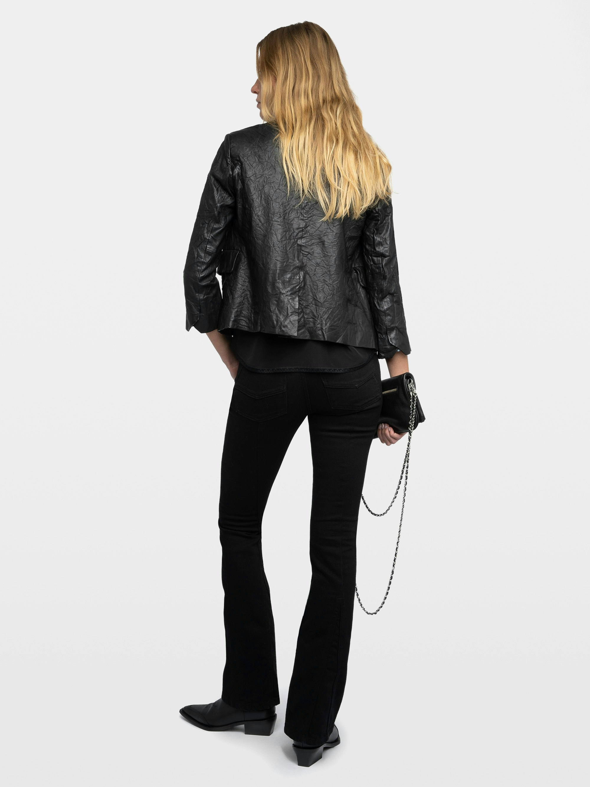 Blazer Verys Cuir Froissé
