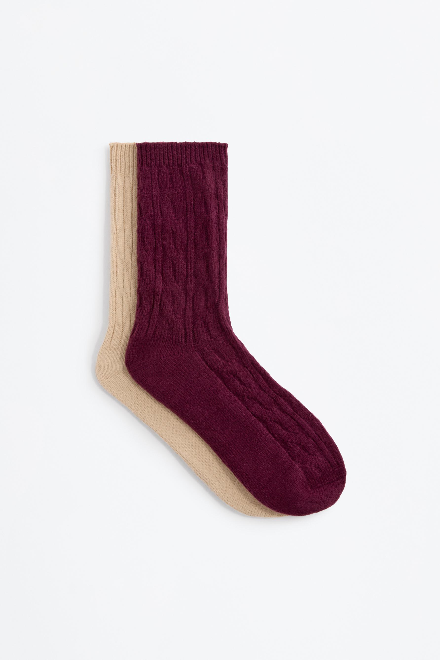 Calcetines punto (Pack 2)