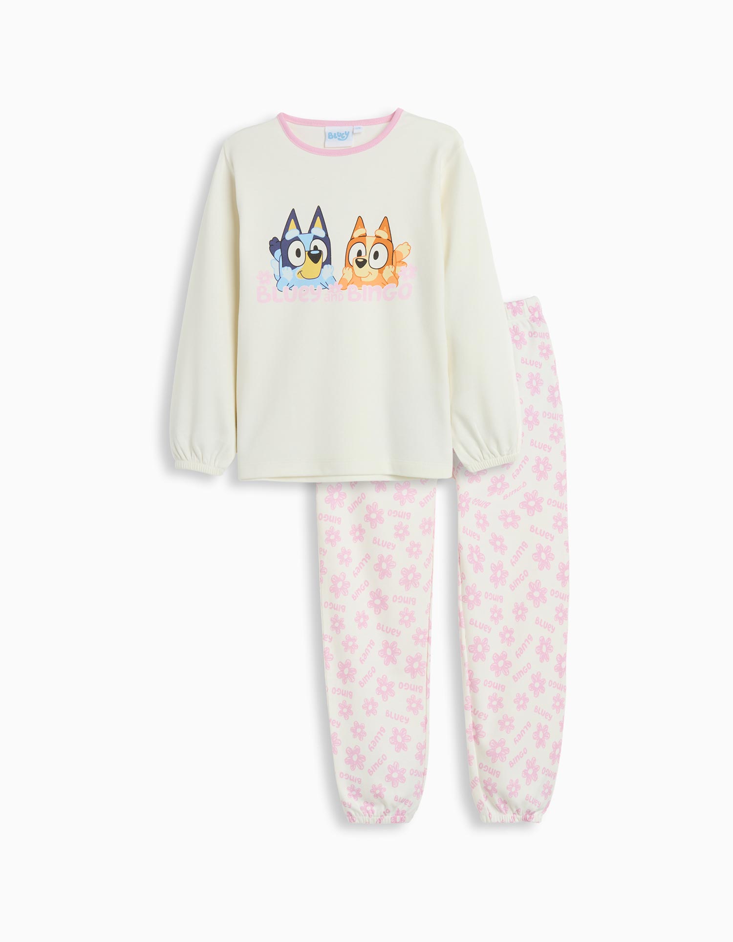 Pijama 'Bluey', Menina, Branco