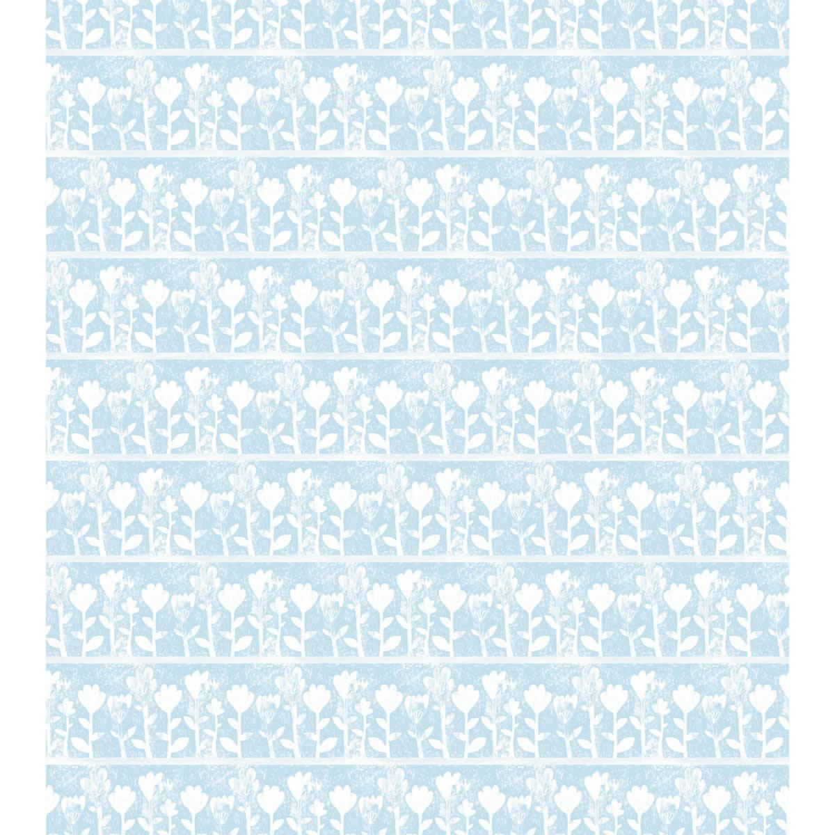 TULIPANO - Papier peint panoramique motif floral Blanc 240x270cm