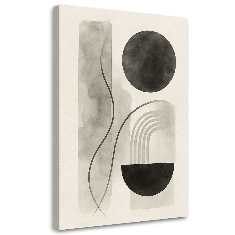 Feeby Obraz na płótnie, Abstrakcja Geometryczna Akwarela 40x60