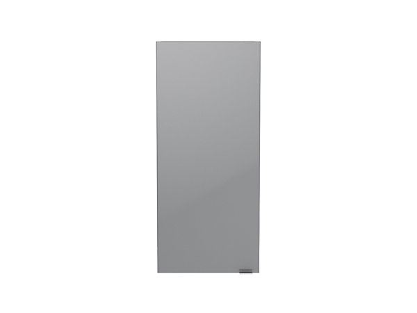 Armoire de salle de bains gris brillant l.40 x H.90 x P.36 cm, GoodHome Imandra