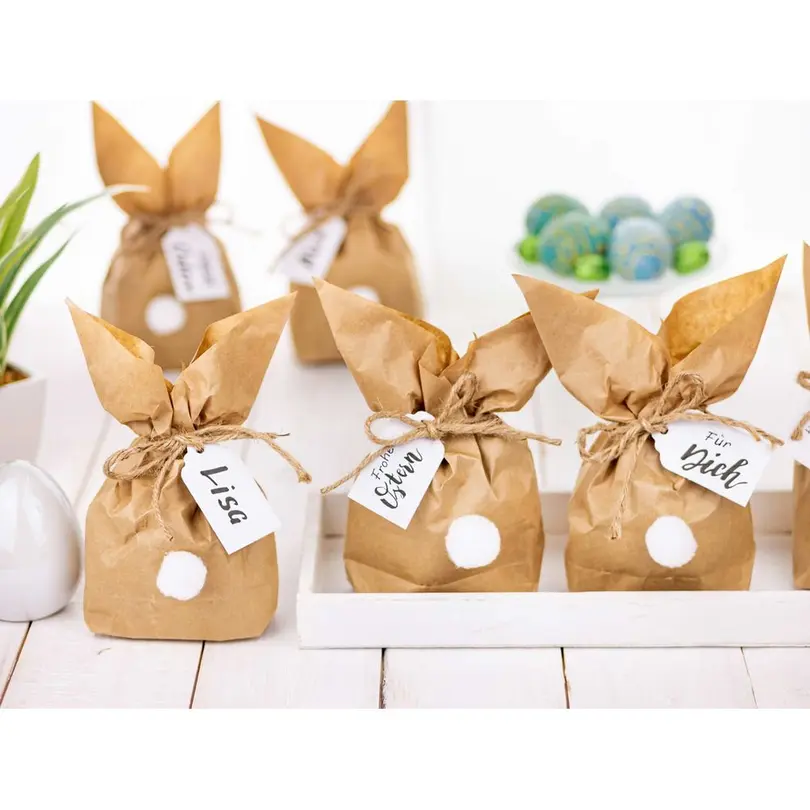 Bastelset 12er-Set Osterhasentüten