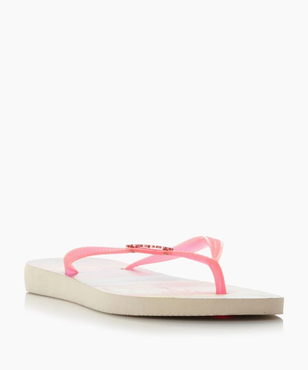 Fluoro Jelly Flip Flops Pink - Havaianas Fluoro Jelly Tropical Flip Flops