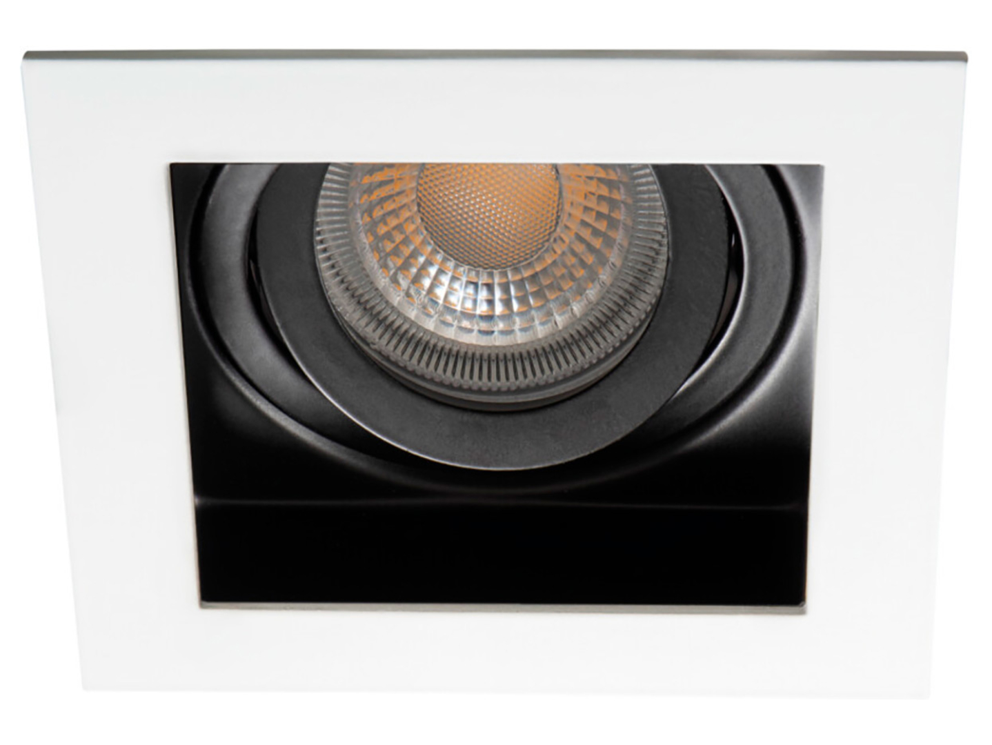Lampa sufitowa wpuszczana Meril stalowa 10 cm biała