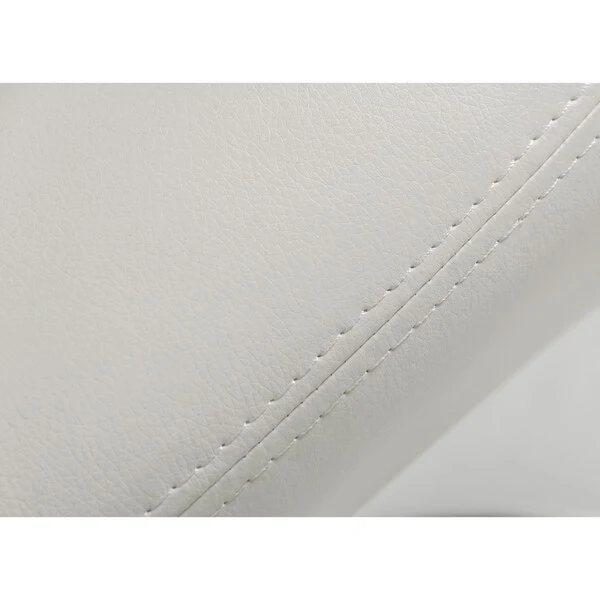 Modrest Penn Modern White Leatherette Dining Chair (Set of 2)