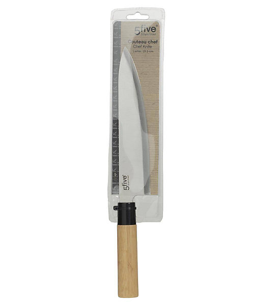 Couteau de chef bambou - lame 8cm Black Bambou - 5Five
