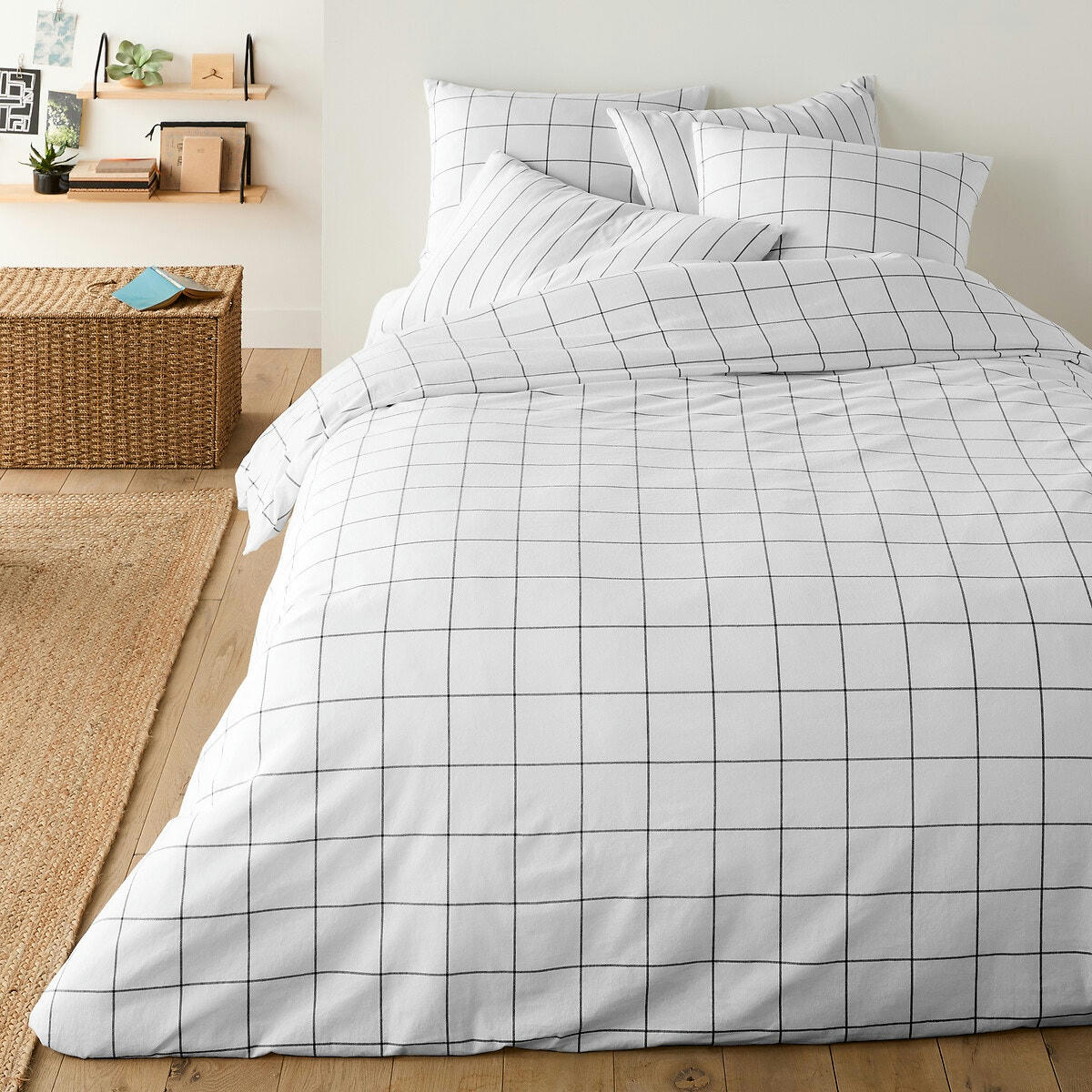 Housse de couette coton, Pia checks