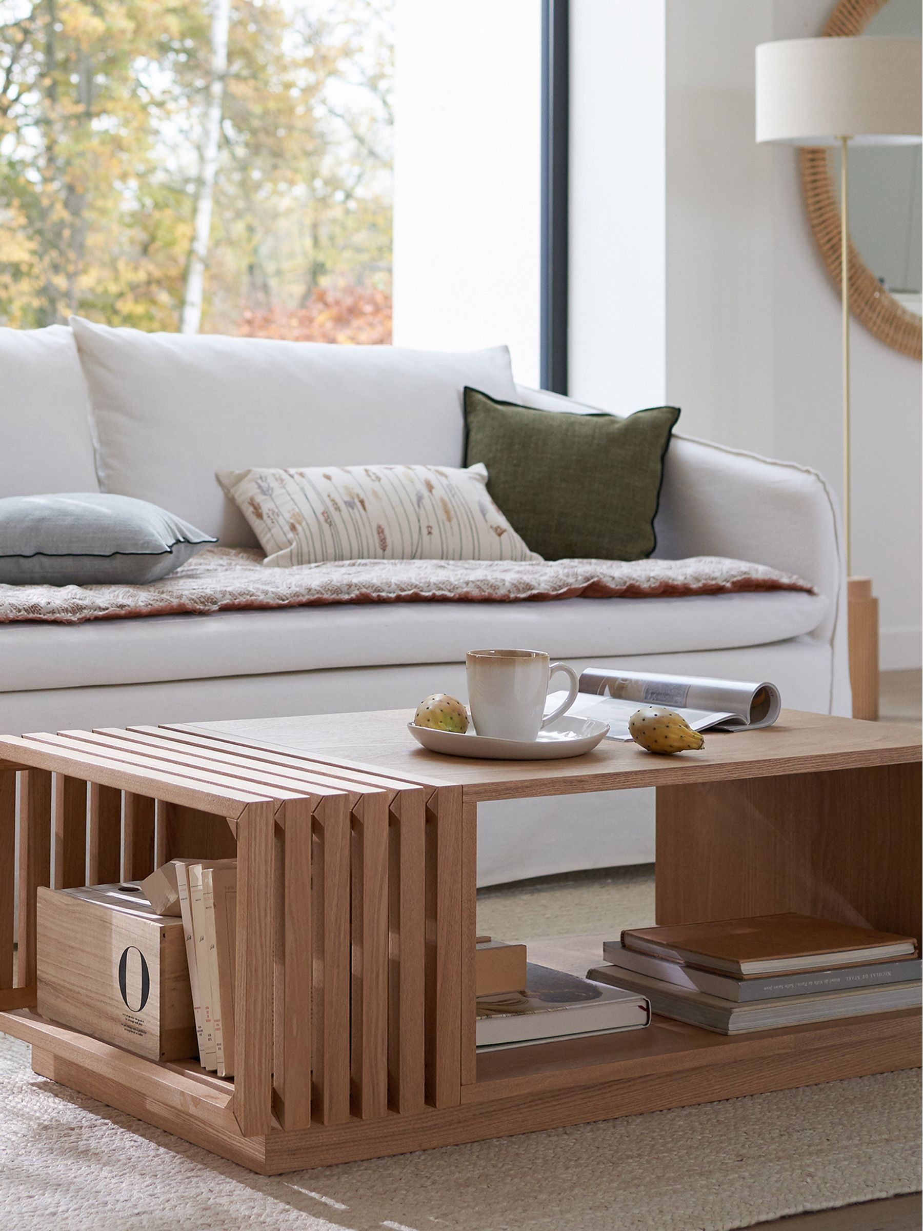 La Redoute Intérieurs Natural Theonie Ash Coffee Table
