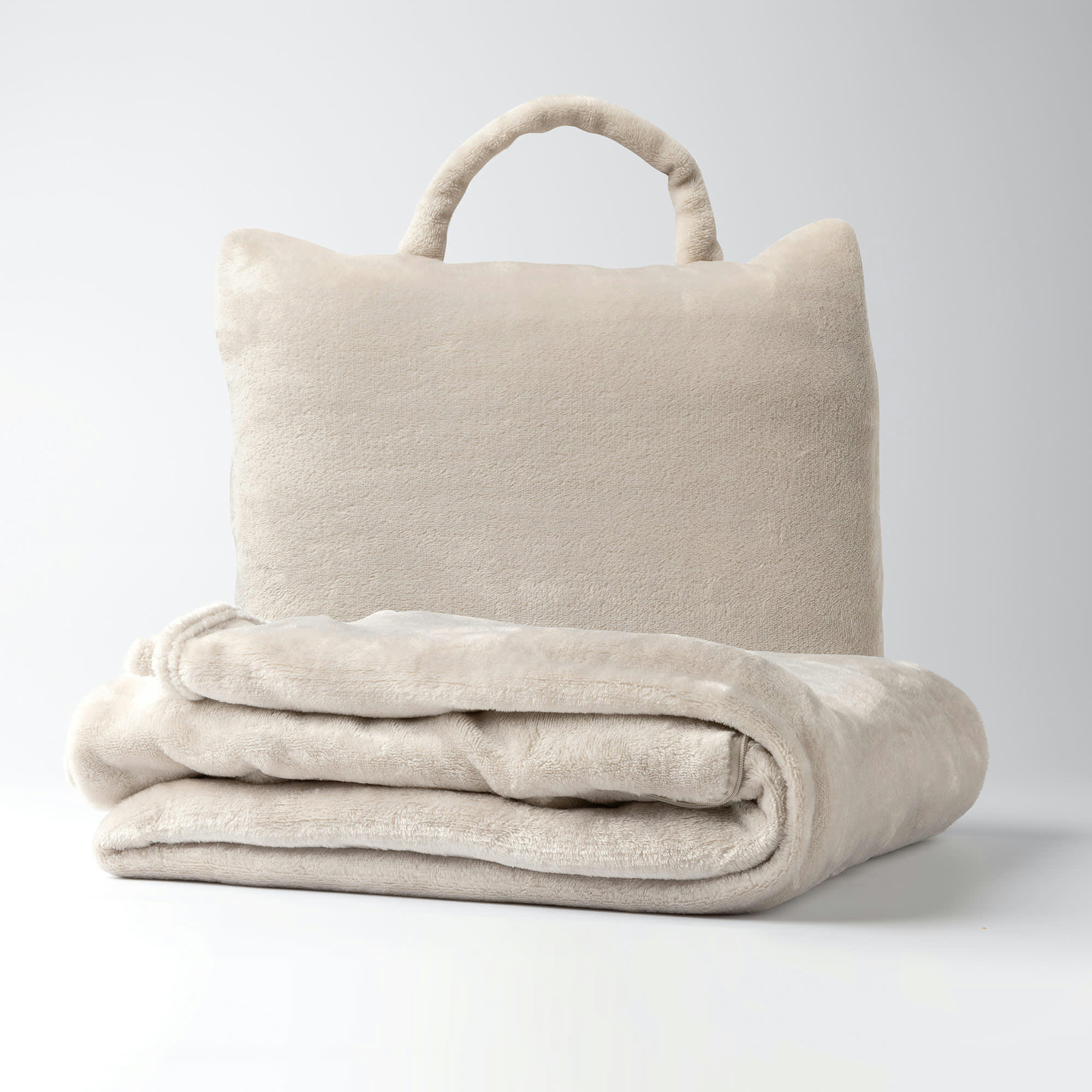 - TESSA - Plaid to Go - 130x150 cm - Pumice Stone - idéal pour les voyag