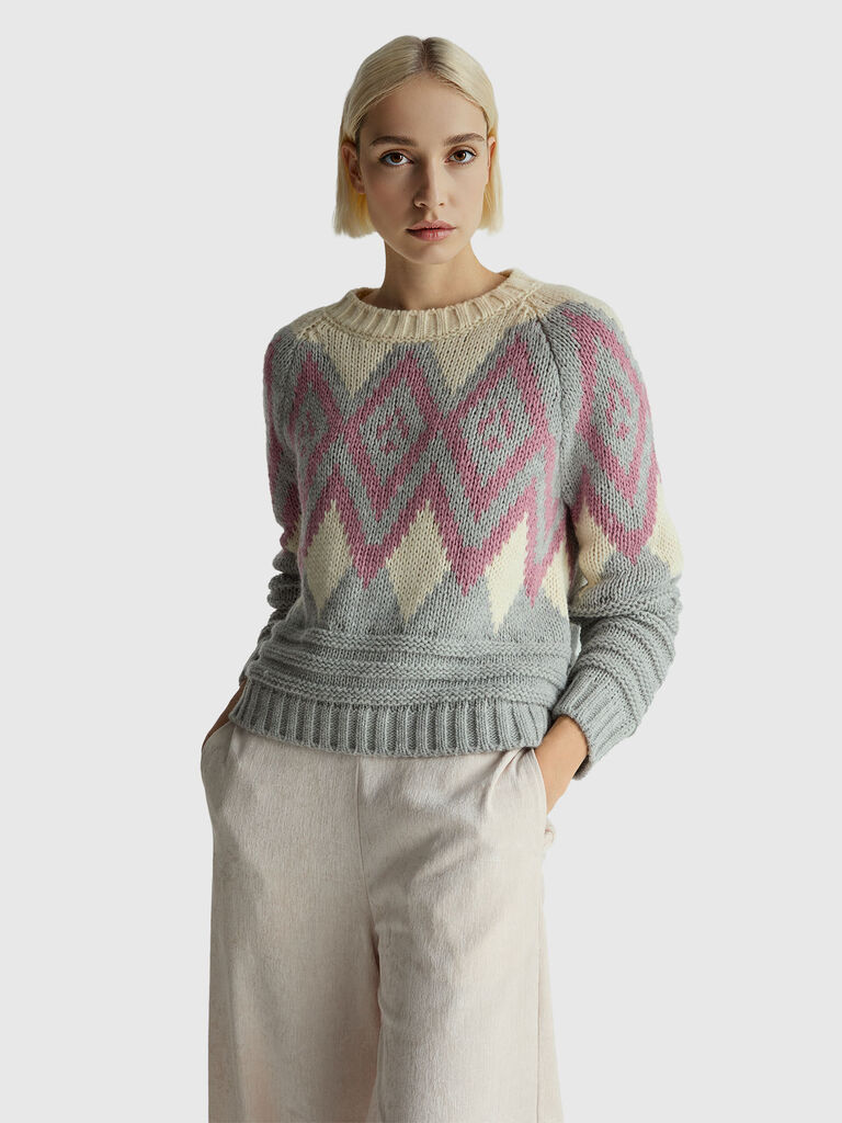Jacquard sweater