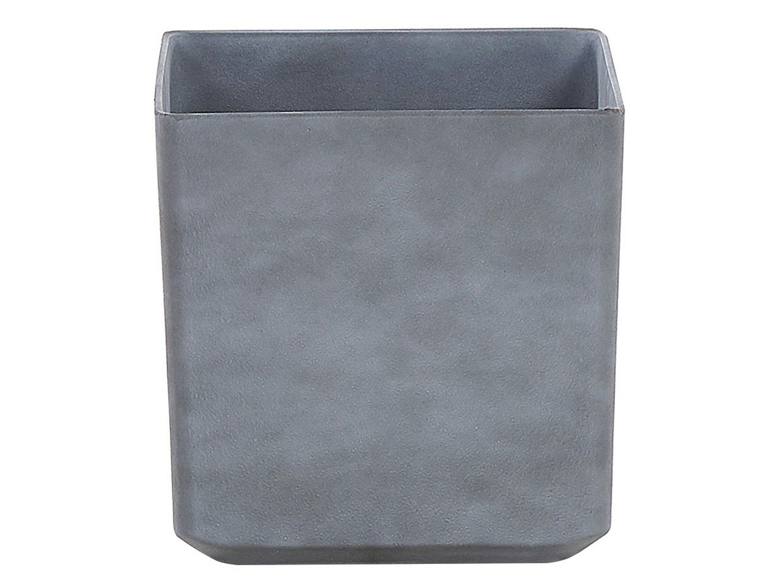 ARTIKI - Pot de fleurs gris carré 35x35