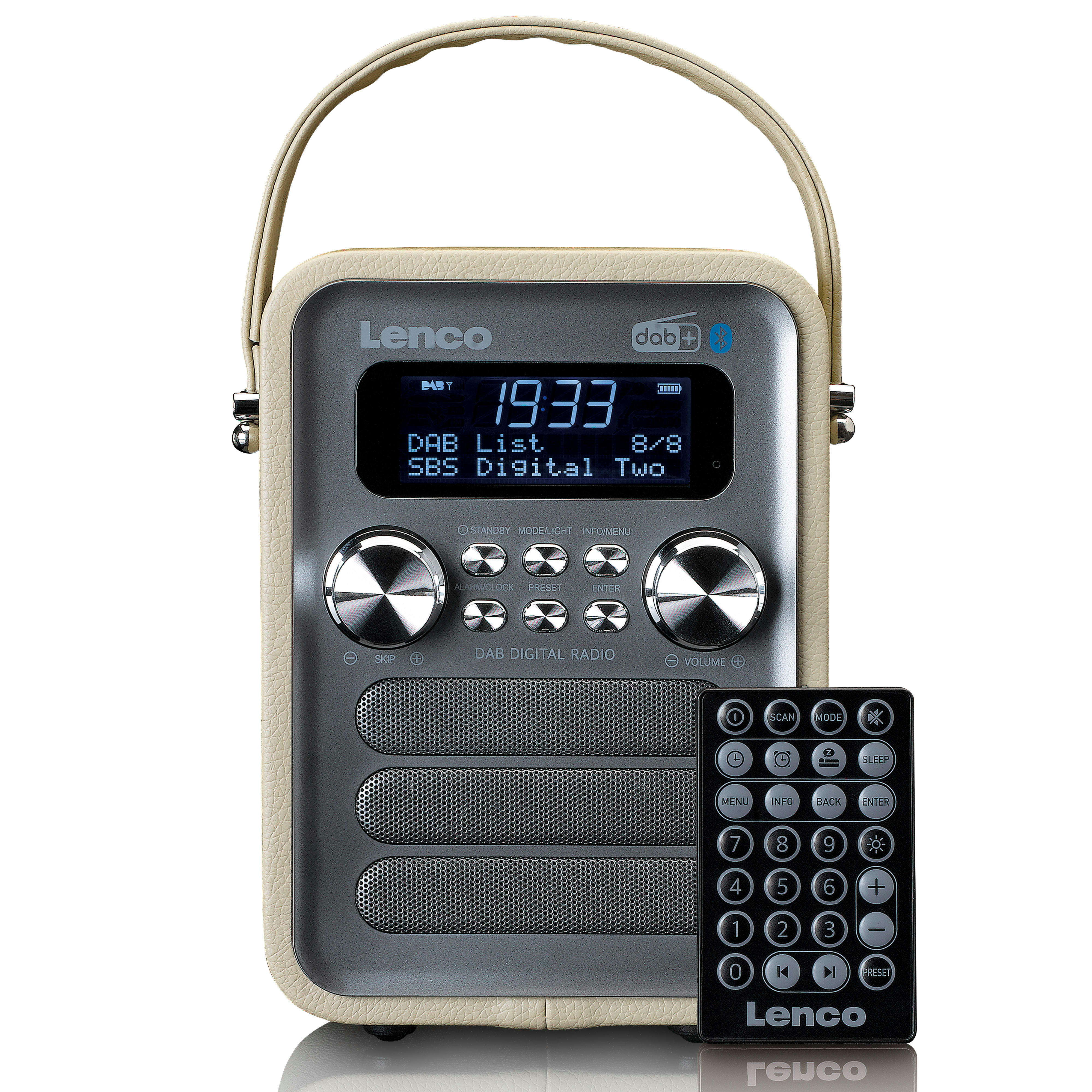 - Radio dab+ fm avec bluetooth taupe