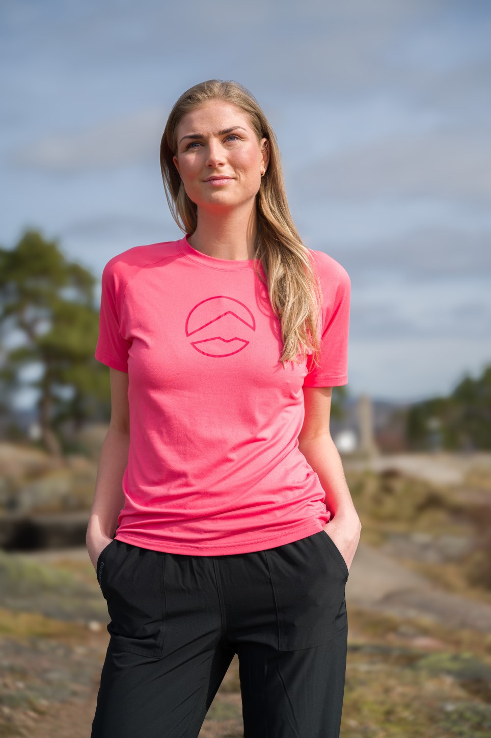 Flaamsdalen stretch t-skjorte