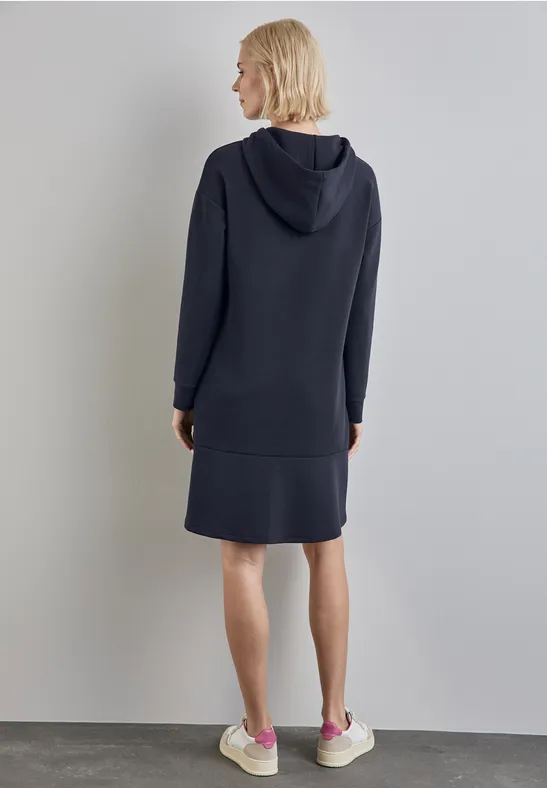 Sweatkleid mit Volant