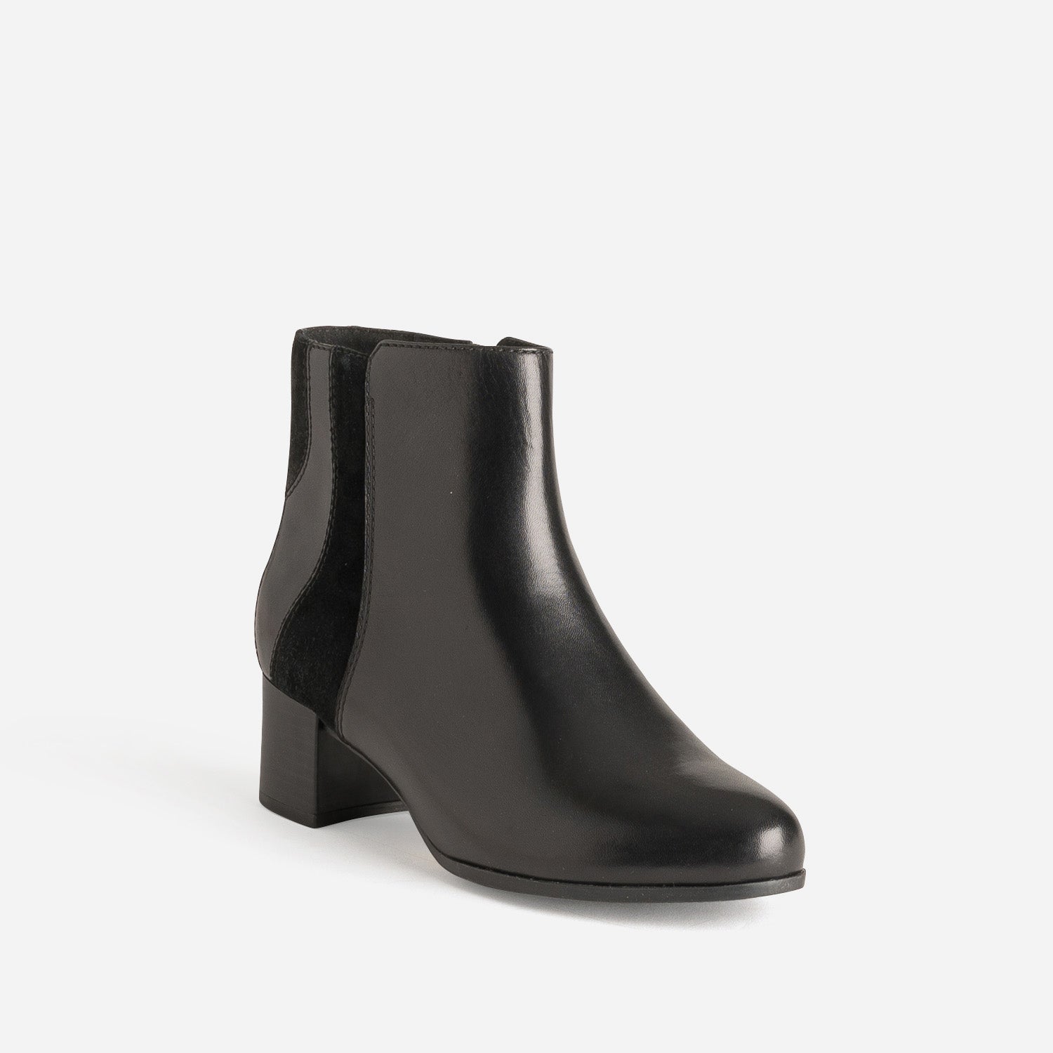 Boots à talon CAPRICE noir cuir