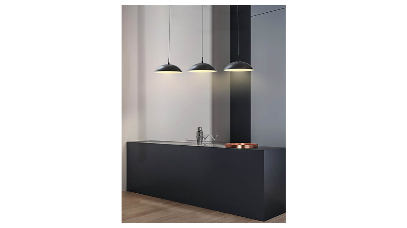 Lampa wisząca Rosskoff LED 3-punktowa ze ściemniaczem czarna
