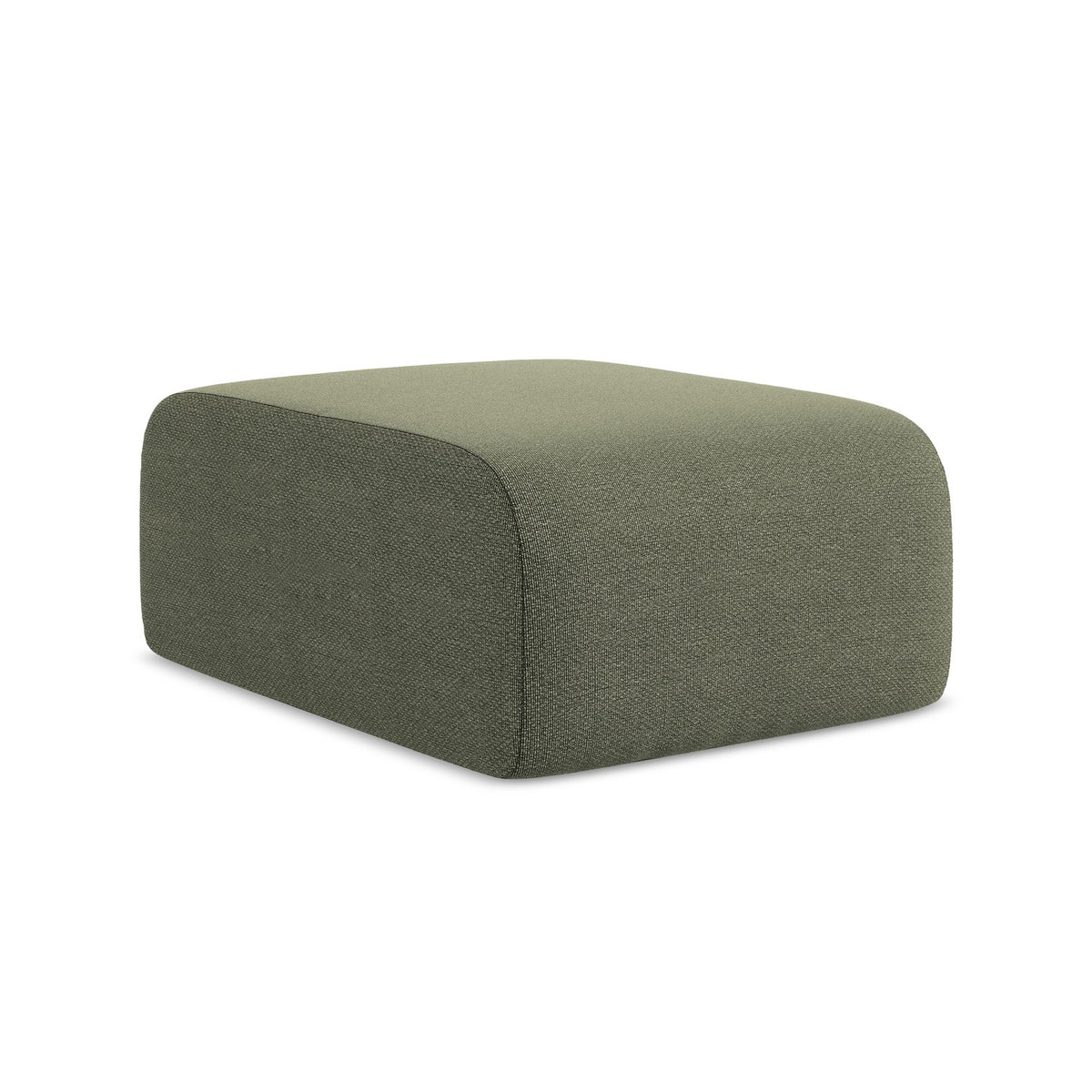 LaMiaSofa Poef Cervo - bouclé - olijf - 72x94x42