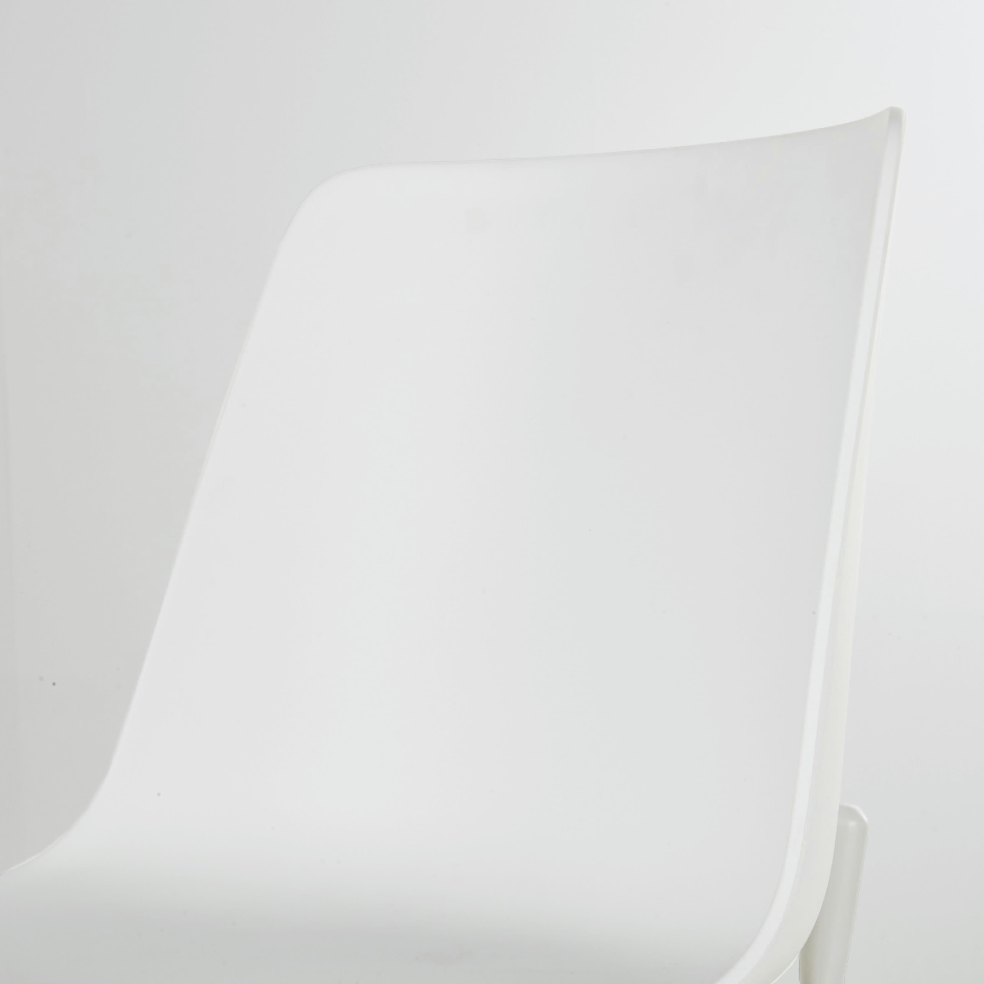 Fiby - Chaises en polypropylène et métal blanc (x2)