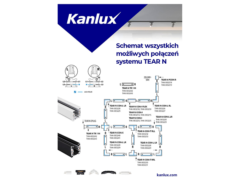 Zaślepka do systemu Tear N aluminiowa czarna