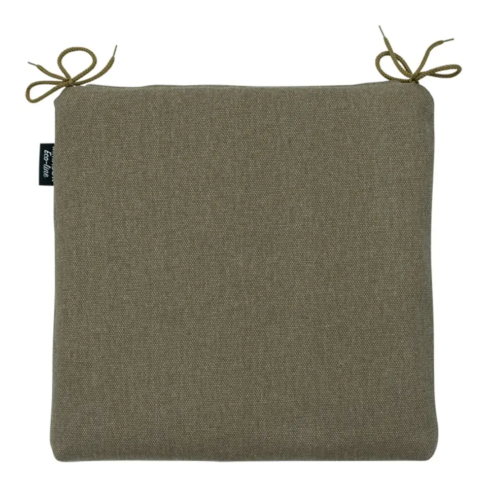 Madison - Zitkussen Taupe canvas eco  - Ca. 40x40 cm - Set van 4