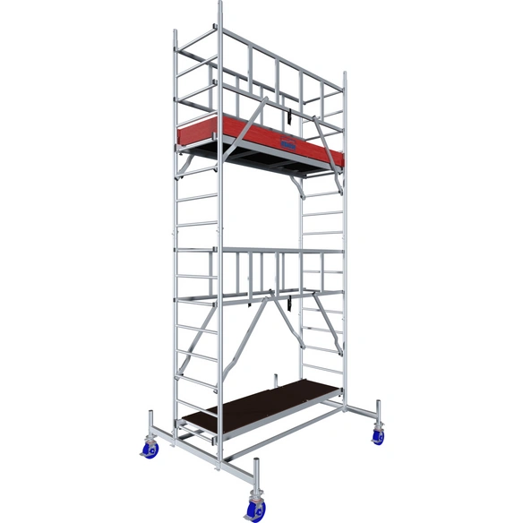 Fahrgerüst »ProTec«, Arbeitshöhe: 5,30 m, max. 200 kg/m², Aluminium