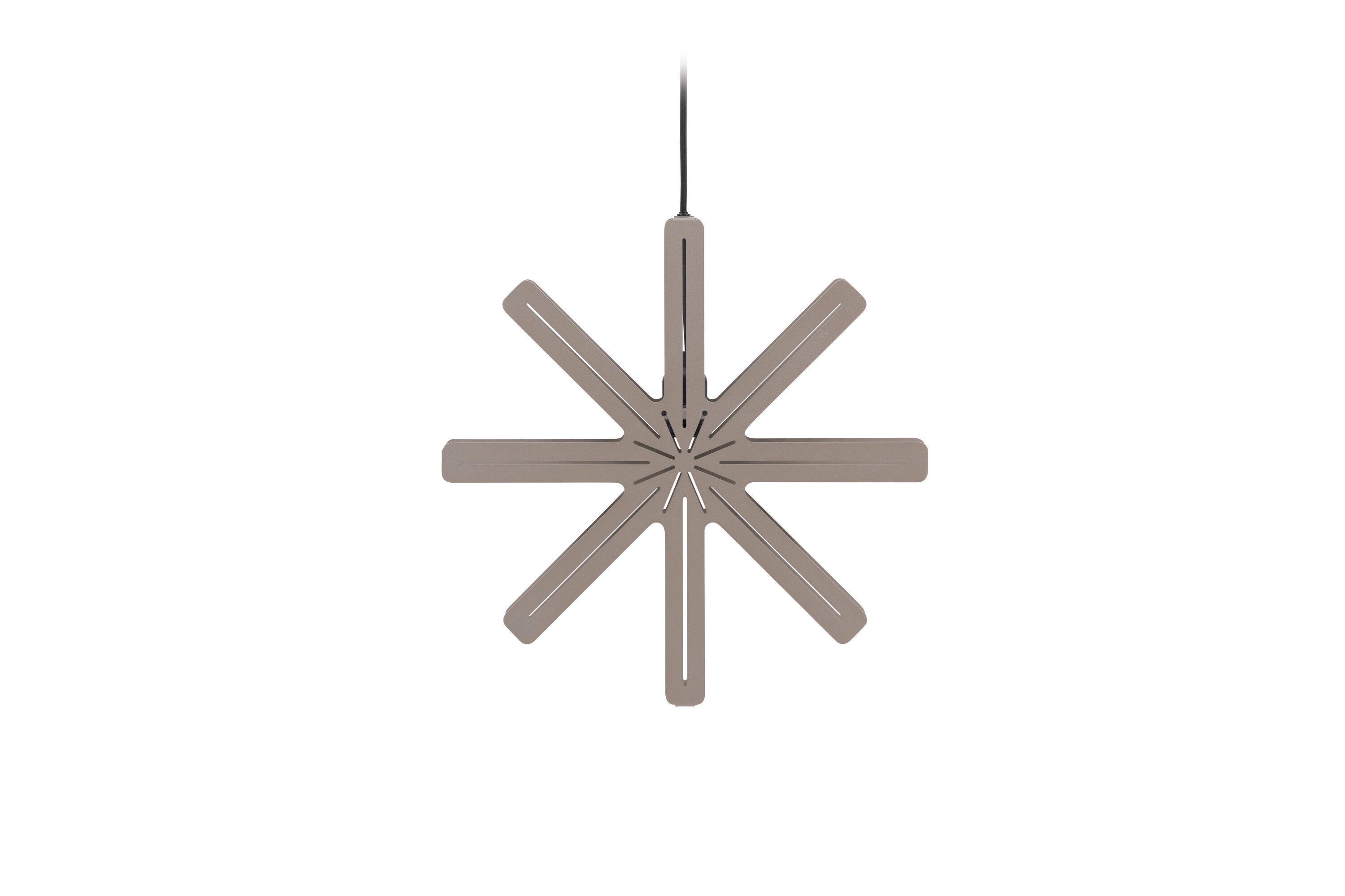 Rebellenclub Hanglamp Hale - mokka - Ø 40 cm