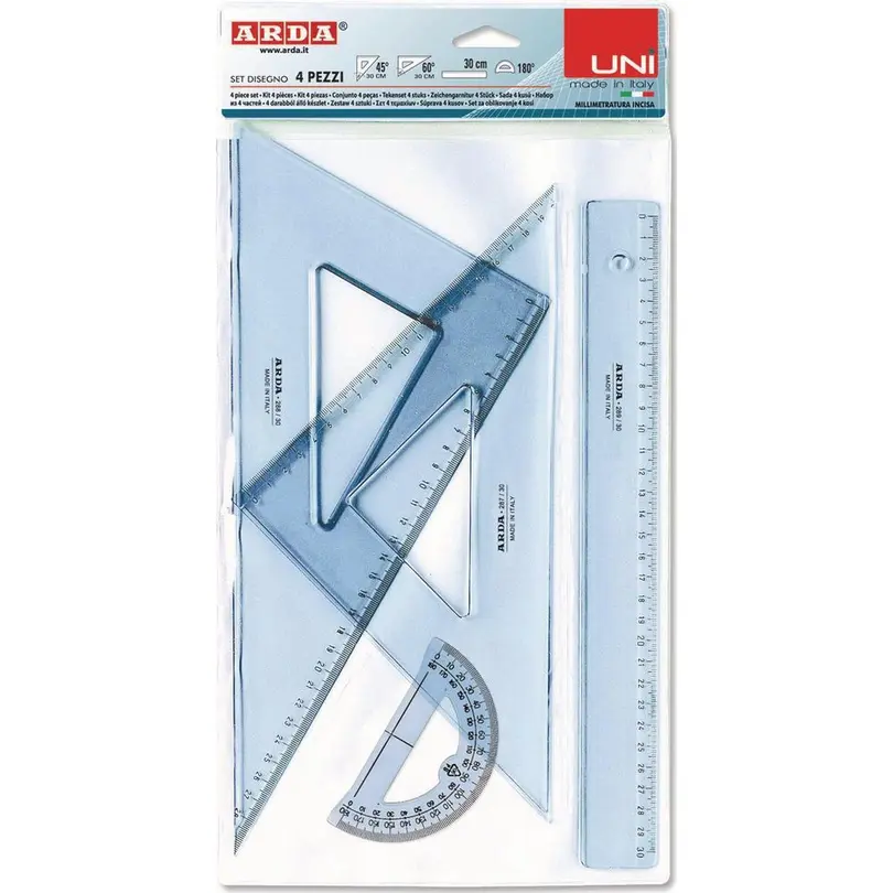 Lineal 4er-Set UNI