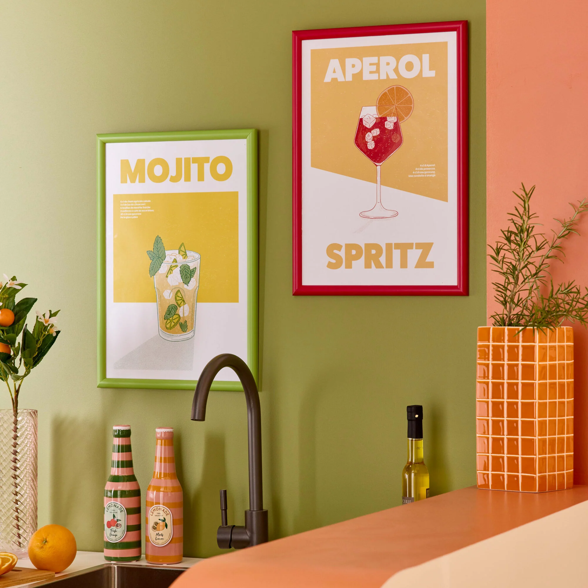 4MURS Image encadrée SPRITZ 30 x 45 cm