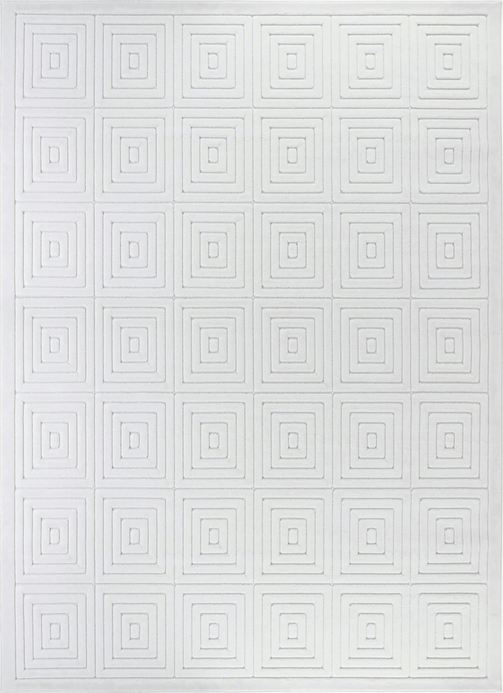 SAKURA - Tapis d'Intérieur/d'Extérieur Hygge Blanc 160x220