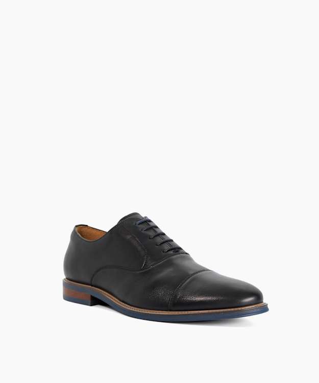 Stanlakes Black - Leather Lace-Up Shoes