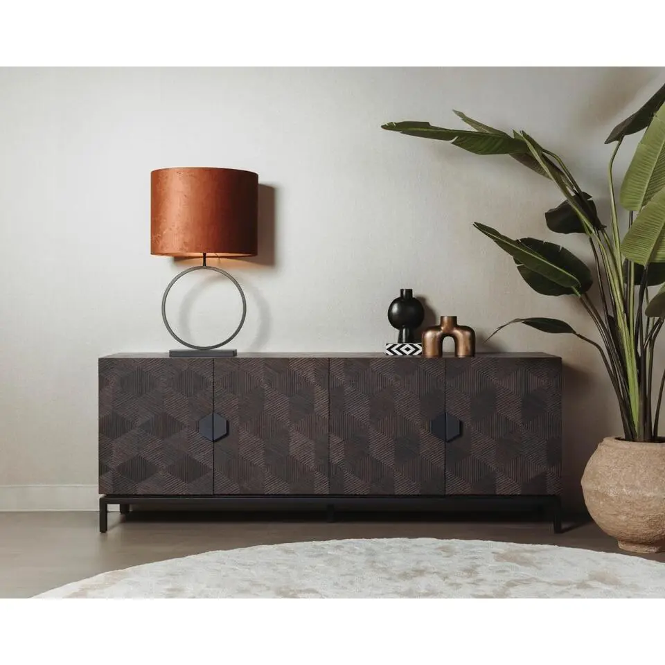 Tower Living - San Marino dressoir - 210 cm - bruin