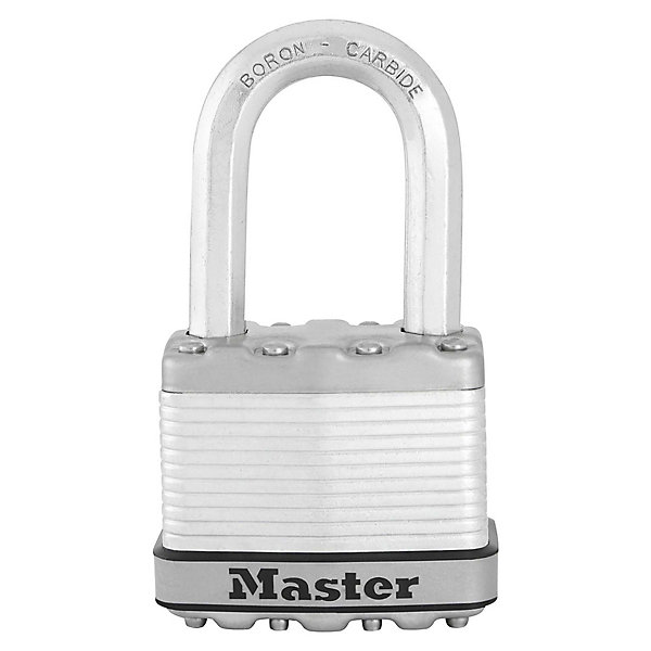 Cadenas à clé Master Lock Excell M5EURD acier laminé l.52 mm hauteur de l'anse 25 mm