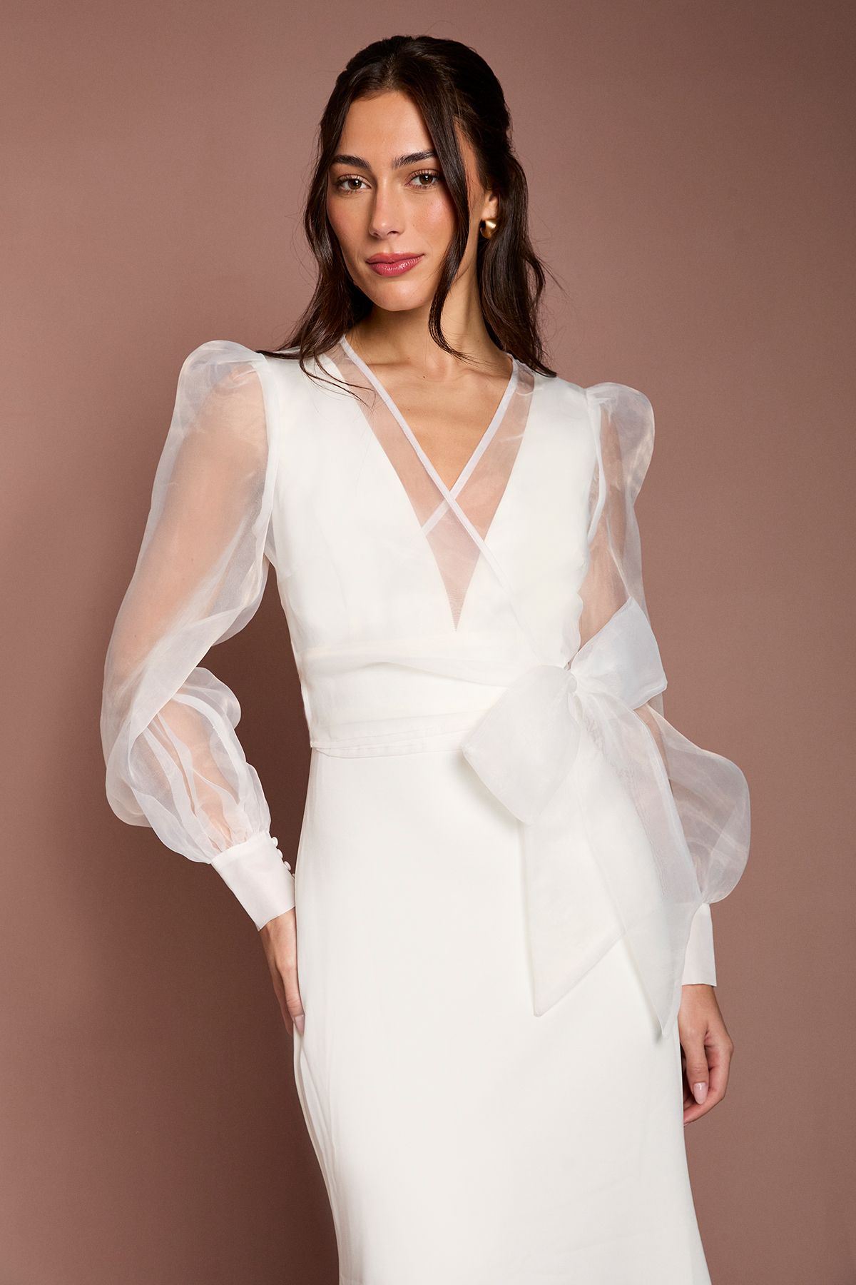 Coast Organza Wrap Top