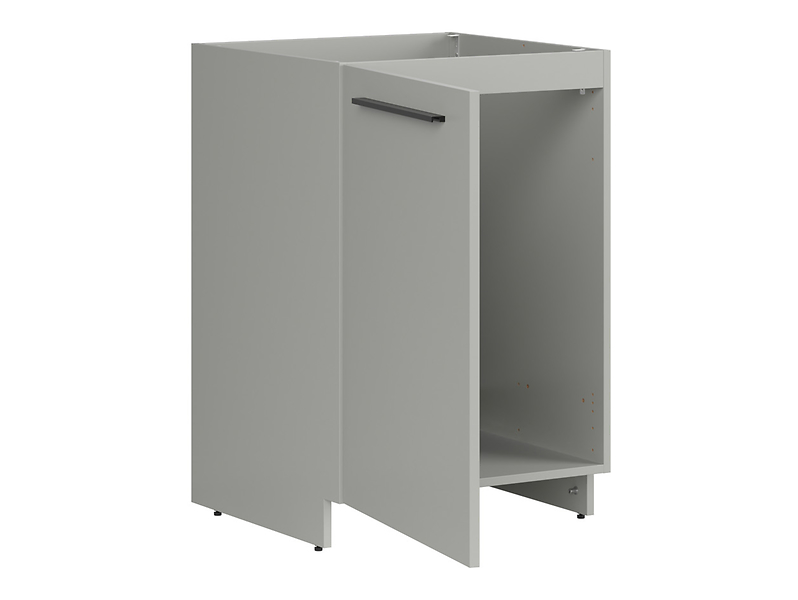 Szafka kuchenna pod zlewozmywak Milino 60 cm L/P szary chinchila